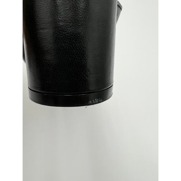 Stuart Weitzman Oasis 50 Block Sandal Womens 8 Black Leather Square Toe Designer - Picture 9 of 9